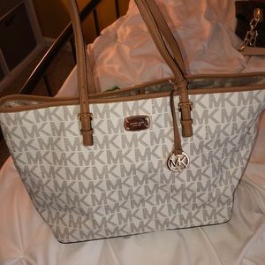 Michael Kors White Tote